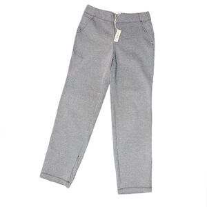 NWT Max Studio Pull-On Trouser Career Pants Black and White Geometric Medium